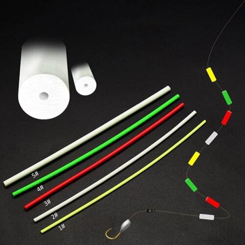 Pack High Density Cylinder Foam with Center Hole for Fishing Float Making Fly Tying Rig Making DIY etc.10PCS