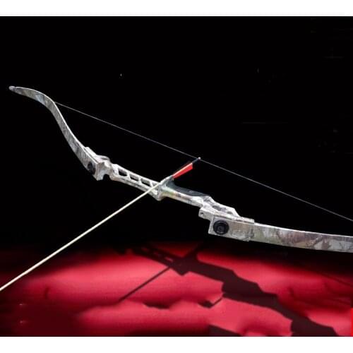 30-70 Lbs Recurve Bow 60 Inch American Hunting Bow Black Camouflage Archery Belt With Metal Standpipe Traditional Longbow Arrow