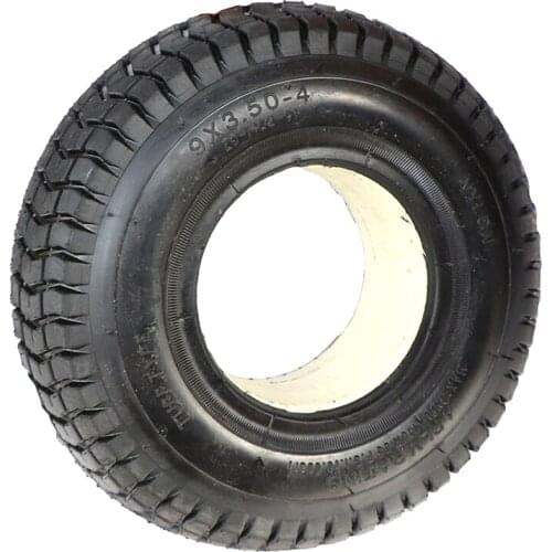 9x3.5-4 No-inflation Solid Tire 9 *3.50-4 Inch Tyre of Electric Small Surfing Four-Wheel Skateboard Beach Car wheel