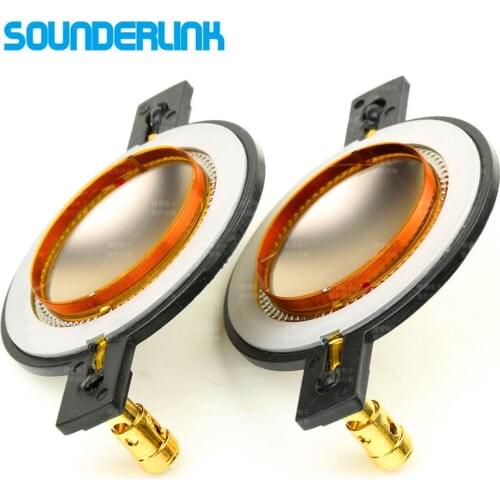 2pcs/lot 44.4mm 44.5MM SPEAKER replacement part components Tweeter woofer DIY 8O Dome diaphragm film Replace Voice coil