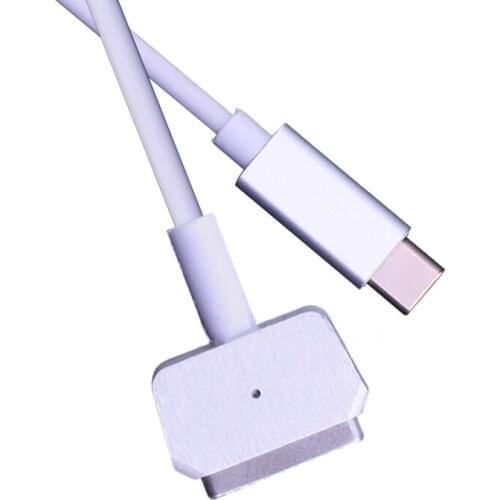 USB C Type C Femal To Magsaf* 1/2 T-Tip L-Tip Charger For Apple MacBook Air/MacBook 45W 60W 85W 12/13/15"Charger Power Adapter
