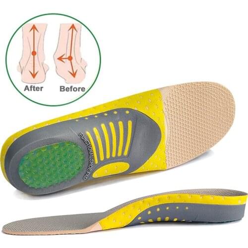 For Feet Orthopedic Insoles Orthotic Flat Foot Health Sole Pad For Shoes Insert Arch Support Pad For Plantar fasciitis Feet Care