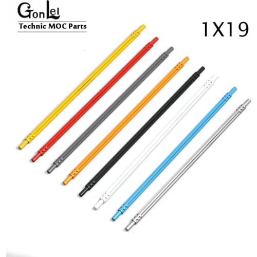 10Pcs/lot High-Tech AXLES 32235 Hose Soft Axle 19 MOC Building Blocks Parts Compatible with Axle 32235 Bricks Particles Toys