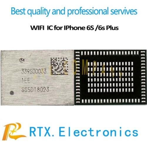 5pcs/lot WIFI IC 339S00033 For IPhone 6S 6SPlus U5200RF High Temperrature WLAN WIFI Module Bluetooth IC CHIP Mobile Phone Repair