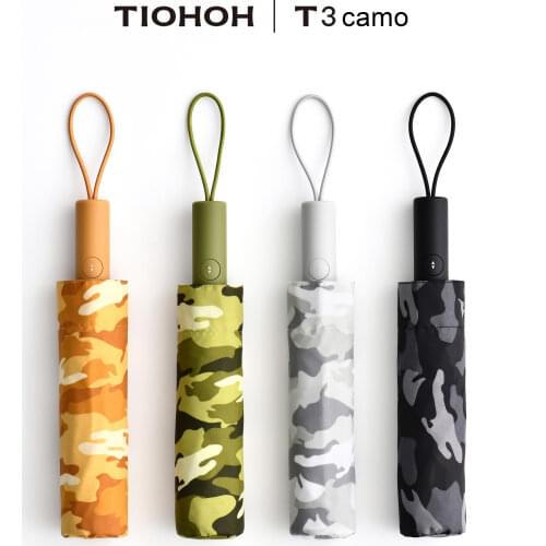 Automatic Folding Umbrella Rain Women Men Sun Umbrella Travel Windproof 8 Ribs Camouflage Golf Umbrellas Guarda Chuva Gift Sy085