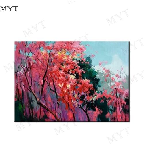 MYT Large Original MYT Hand Painted Oil Painting Modern Abstract Wall Art Abstract Painting Landscape Oil Painting Original