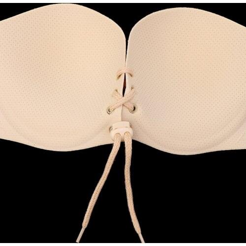 Strapless Invisible Bra Backless Self-Adhesive Push Up Sticky Bras
