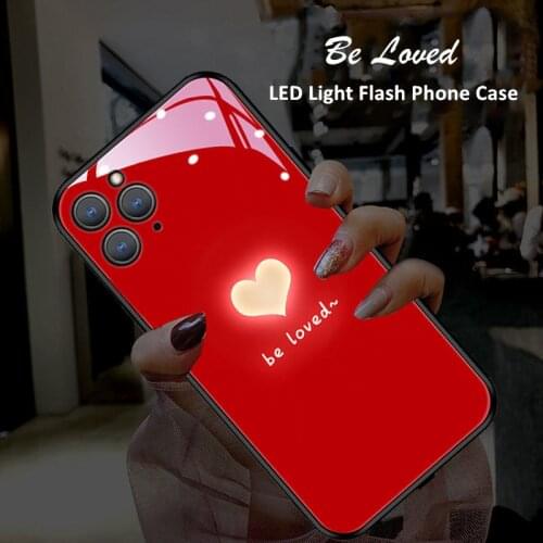 Colorful Led Flash Call Light Phone Case For iPhone 12 11 Pro Max Xs Max Xr 6 6S 7 8 Plus X SE 2020 Cover Creative Luminous Capa