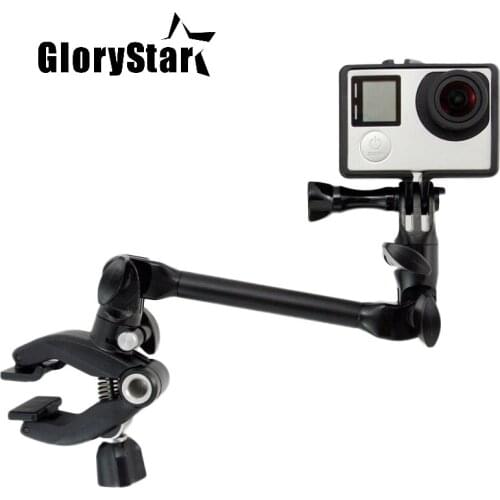 GloryStar Adjustable Instrument Guitar Music Jam Mount Rotating Stage Clamp for GoPro Hero osmo SJCAM Xiaoyi action accessories