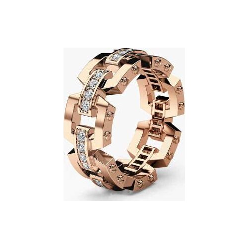 Huitan Geometric Ancient Rome Stylish Accessories Finger Rings Three Color Available Luxury Hollow Out Unisex Jewelry Ring Band