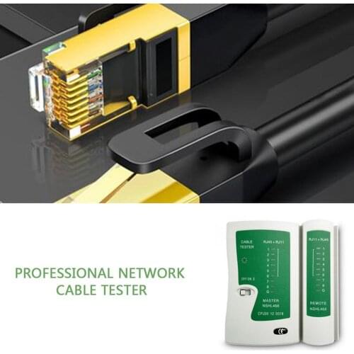 Professional Network Cable Tester RJ45 RJ11 RJ12 CAT5 UTP LAN Cable Tester Detector Remote Test Tools Networking