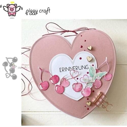 Piggy Craft metal cutting dies cut die mold Cherry decoration Scrapbook paper craft knife mould blade punch stencils dies