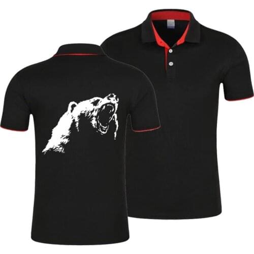 Fashion Brand Male Polo Shirt Printing Short-Sleeve Slim Fit Shirt Men Polo Shirts Casual Polo Dropshipping