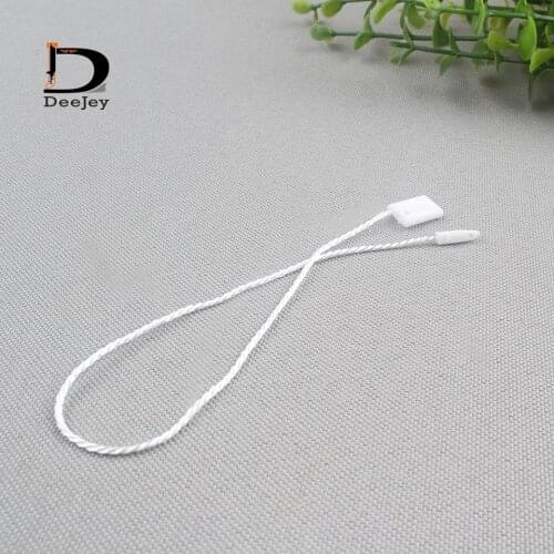 2015 new promotion wholesale nylon hang tag seal string black cords garment hang strings 1000pcs/lot