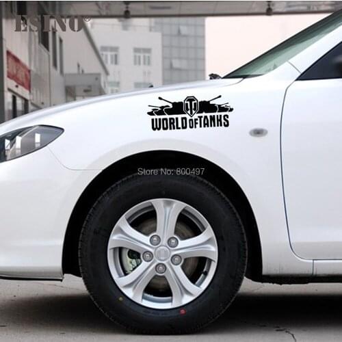 Newest Design World of Tanks Reflective Creative Auto Decal Cartoon Car Sticker Bumper Body Decal Creative Pattern Vinyl