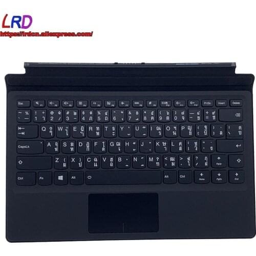 New Original TH Thai Portable Mini Base Folio Backlit Keyboard for Lenovo Ideapad Miix 510 -12IKB -12ISK Tablet 5N20N21169