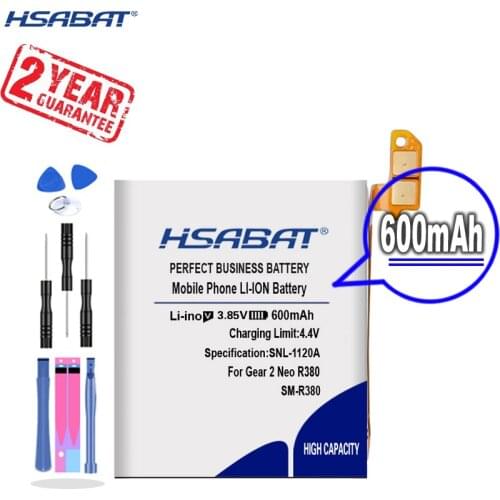 New Arrival [ HSABAT ] 600mAh Replacement Battery for Samsung Gear 2 SM-R380 Gear2 R380 SMR380 SM-R381