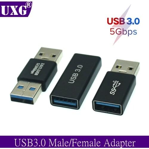 NEW 5Gbps USB 3.0 A Male to A Male Female Adapter USB3.0 AM to AF Coupler Connector Extender Converter for laptop PC
