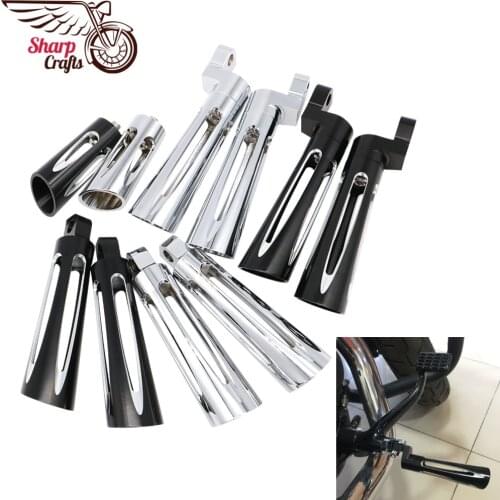 Motorcycle Driver Front & Rear Footpegs With Wear Peg & Shifter Peg For Harley Sportster Forty Eight XL883 XL1200X X48 Custom