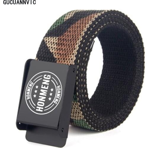 Fashion Brand Camouflage Belt Outdoor Tactics Canvas luxury Belts For Man Casual Practical Men Belts One Size110CM man Belt 2018