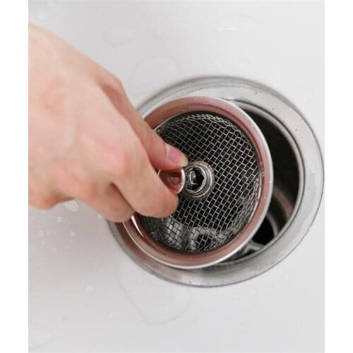 Stainless Steel Floor Drain Cover Sink Strainer For Kitchen Bathroom Drainage Port Drains Anti-blocking Floor Drains Cover