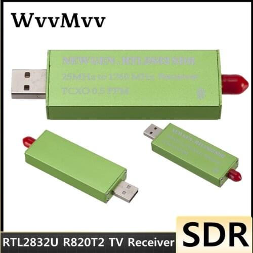 USB2.0 RTL SDR 0.5 PPM TCXO RTL2832U R820T TV Tuner Stick AM FM NFM DSB LSB SW Software Defined Radio SDR TV Receiver Scanner