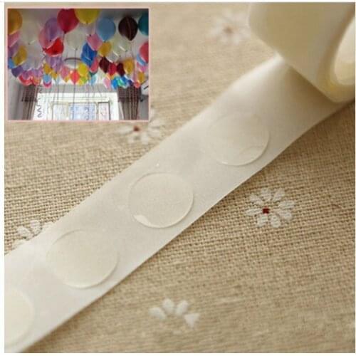 100pcs Balloons Glue Wedding Birthday Decoration Baloons Stickers Party Accessories Removable Supplies
