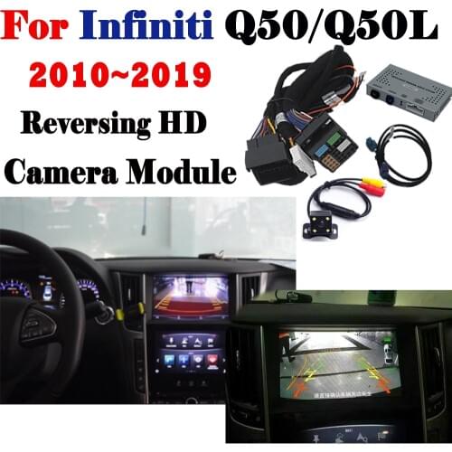 For Infiniti Q50/Q50L 2010~2019 Front Camera Adapter Original Screen Monitor Parking Rear Camera MMI Decoder