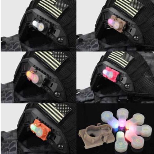 FMA Helmet Accessory S-LITE Rail Guide Rail Mount 1913 Strobe Light 6 Colors LED