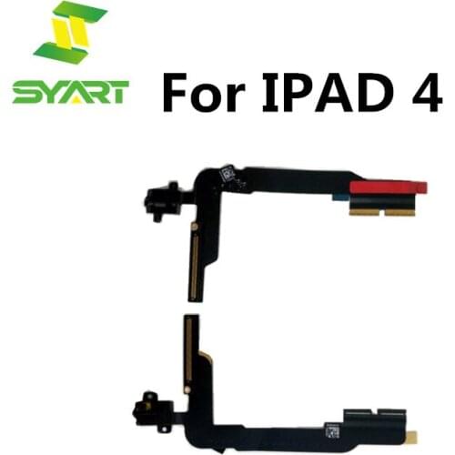 Audio Volume Headphone Audio Headset Jack Flex Cable For iPad 4