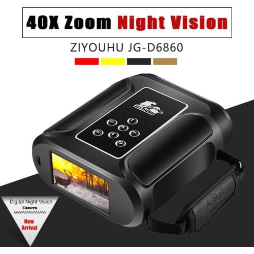 HD 40X Zoom Digital Laser Night Vision Camera WIFI 850/940nm Camcorder Long Range Auto Focus Hunting Night Monitor for Patrol