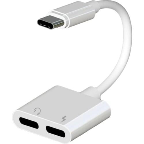 Fast Charge Headset Adapter Type C to 3.5mm Jack Earphone Digital Audio OTG USB C Converter For Ipad Pro Huawei P20pro Xiaomi 9