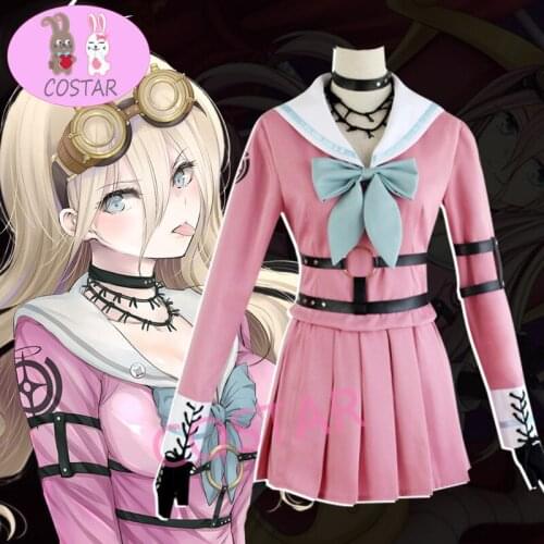 COSTAR Anime Game Danganronpa V3 Miu Iruma Cosplay Costume Full Set Halloween Dressup Clothing