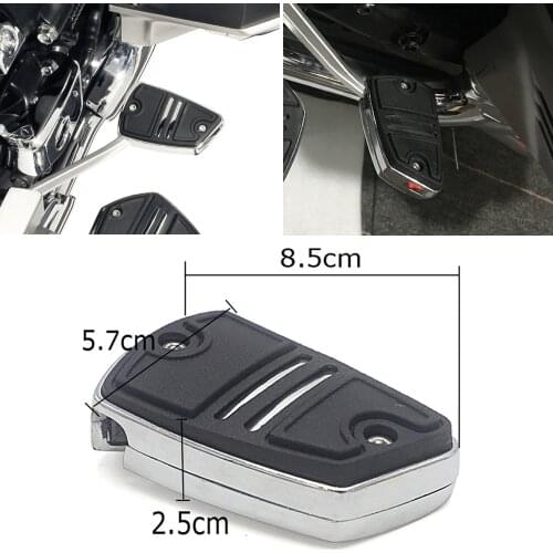 For Honda Gold Wing GL 1800 F6B Goldwing GL1800 2018-2021 Motorcycle Twin Rail Floorboards Brake Pedal Cover Double Track Floor