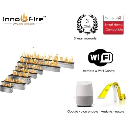 Inno living 30 inch luxury bio kamin remote fireplace ethanol chimney burners with Wifi