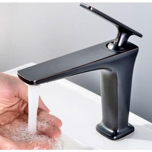 Brushed gold /Oil Rubbed Bronze / Chrome brass Bathroom sink faucet Cold and Hot water basin faucet New style mixer tap