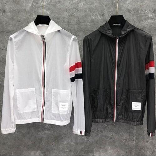 Fashion Brand Jacket Men Sunscreen Clothing Uv Sun Protection Summer Thin Sports Coat Casual Hooded Skin Windbreaker