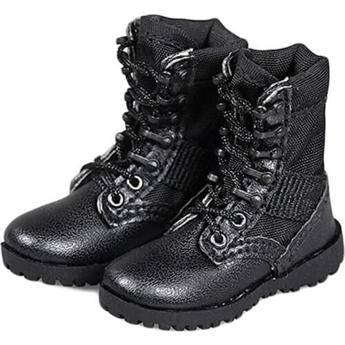 New 1/6 Scale Combat Boots Model Black Shoes for 12 Inches Action Figure in Stock