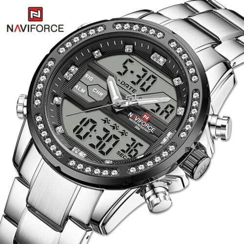 New NAVIFORCE Mens Watch Luxury Brand Business Casual Quartz Wrist watches Men Waterproof Multi-function Clock Relogio Masculino