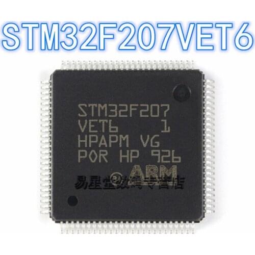 1PCS 100% new original authentic STM32F207VET6 QFP-100 32F207VET6 QFP100 32-bit microcontroller chip