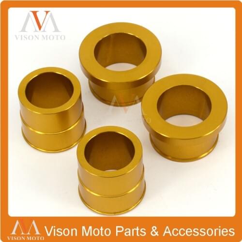 Billet Front and Rear Wheel Hub Spacer For Suzuki RMZ250 07-16 RMZ450 05-16 RMX450Z 10-15 Motocross Enduro Supermotard Dirt Bike