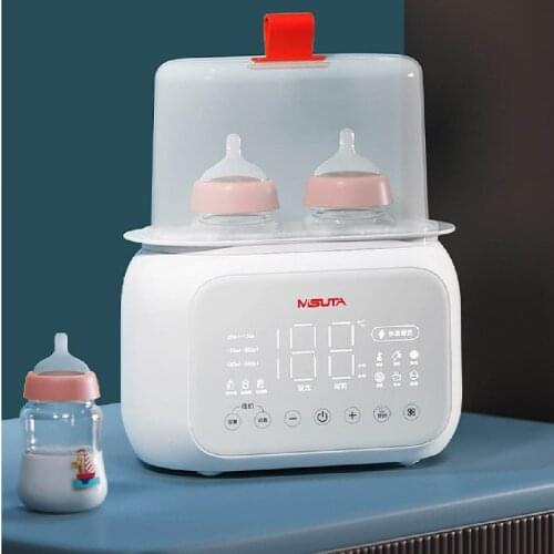 220V Milk Warmer Multi-Function Two-In-One Milk Bottle Nipple Sterilizer Foaming Milk Warming Milk Thermostat Milk Regulator