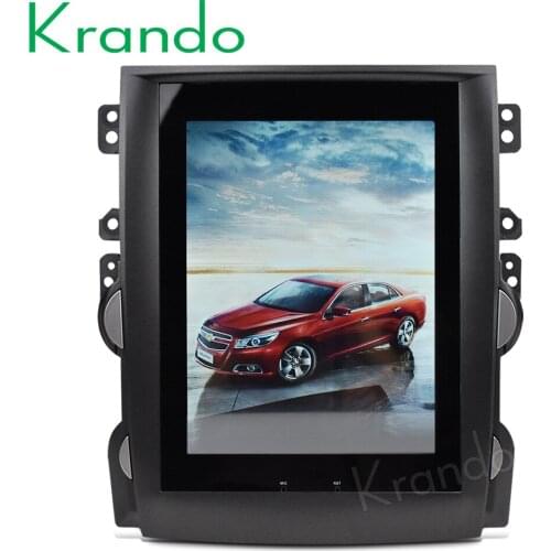 Krando Android 9.0 10.4" Tesla Vertical touch screen car dvd player for Chevrolet Malibu 2013-2015 gps entertainment system