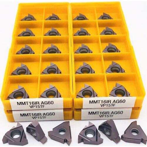 MMT 16IR AG60 VP15TF Carbide Insert Thread Turning Tool CNC Turning Tool Tool 16IRAG60 Thread Insert Turning Parts Tool Insert