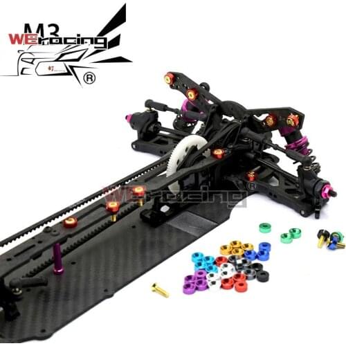 10pcs Aluminum washer M3 color aluminum alloy cap washers for RC model parts for countersunk screws Gasket