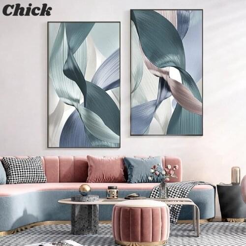 Modern Abstract Canvas Painting Luxury Ribbon Poster and Prints Nordic Wall Art Pictures for Living Room Fashion Home Decoration
