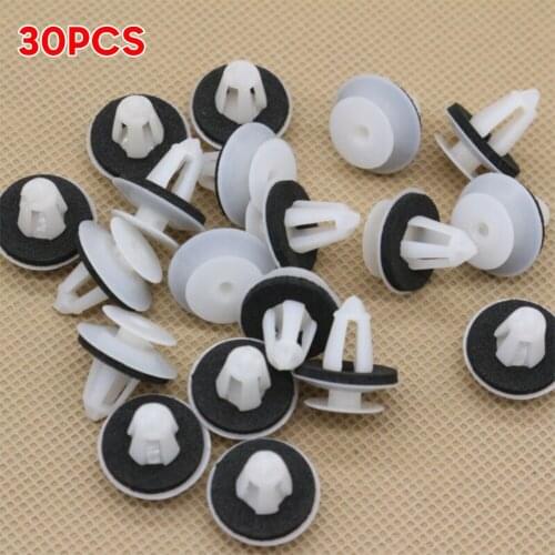 Auto Fastener Clips Car Inner Nylon 011988988 78 30Pcs Door Panel For Mercedes R129 W202 W203 W211