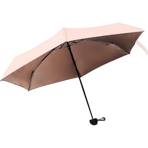 Women Sunscreen Umbrellas Lightweight Umbrella Portable Mini Sun Umbrellas Windproof Anti-UV Small Size Easily Store Parasol