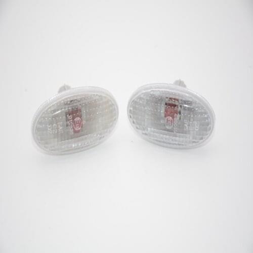 1 Pair RH+LH Fender Side Marker Lamps Turn Signal Light GJ6A-51-120 for MAZDA 3 2005-2010 BK BL