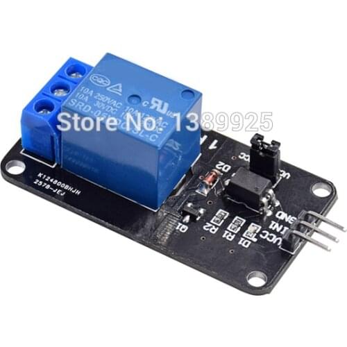 10pcs/lot 5V 1 Channel Relay Module Shield AVR ARM PIC DSP SRD-05VDC-SL-C